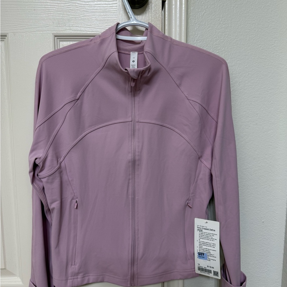 Lululemon define jacket cropped